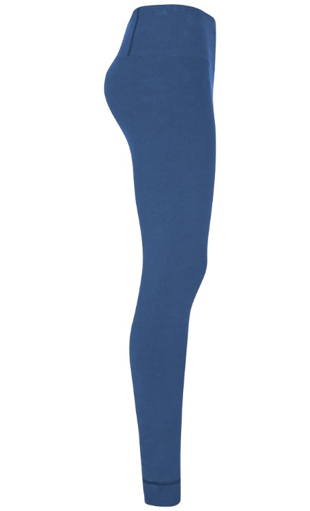 nice to meet me womens vegan Leggings Essential Blue Moon